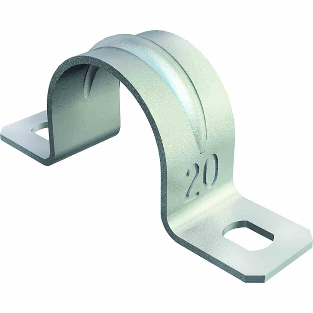 OBO BETTERMANN Befestigungsschelle zweilappig 16mm, St, G 605 16mm – 605 16 G
