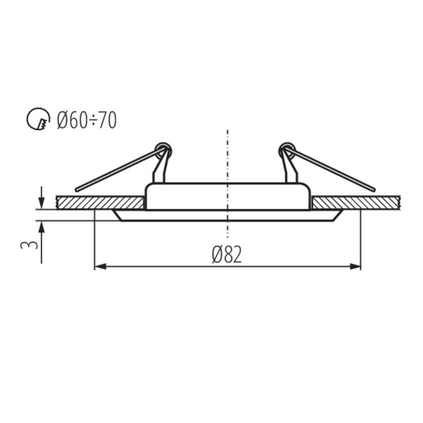 Kanlux ARGUS II CT-2114-BR/M