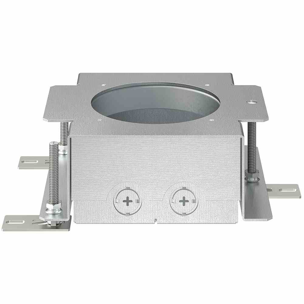 OBO BETTERMANN Unterflur-Auslassdose, Stahl, rund, 85-130mm, für Einbau von Installationsgeräten, für Rohranschluss – UD GES R2