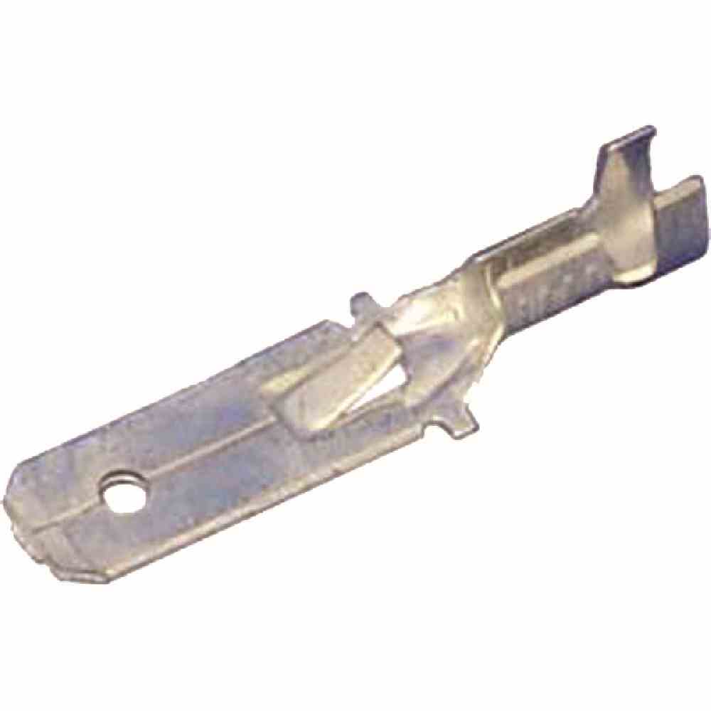 INTERCABLE Flachstecker DIN 46343 m. Rastzunge 1,5-2,5mm² 6,3 x 0,8 CuZn DIN46340 m.Rastzunge CuZn – 180280 (100 C62)