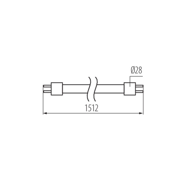 Kanlux T8 LED GLASSv3 22W-NW