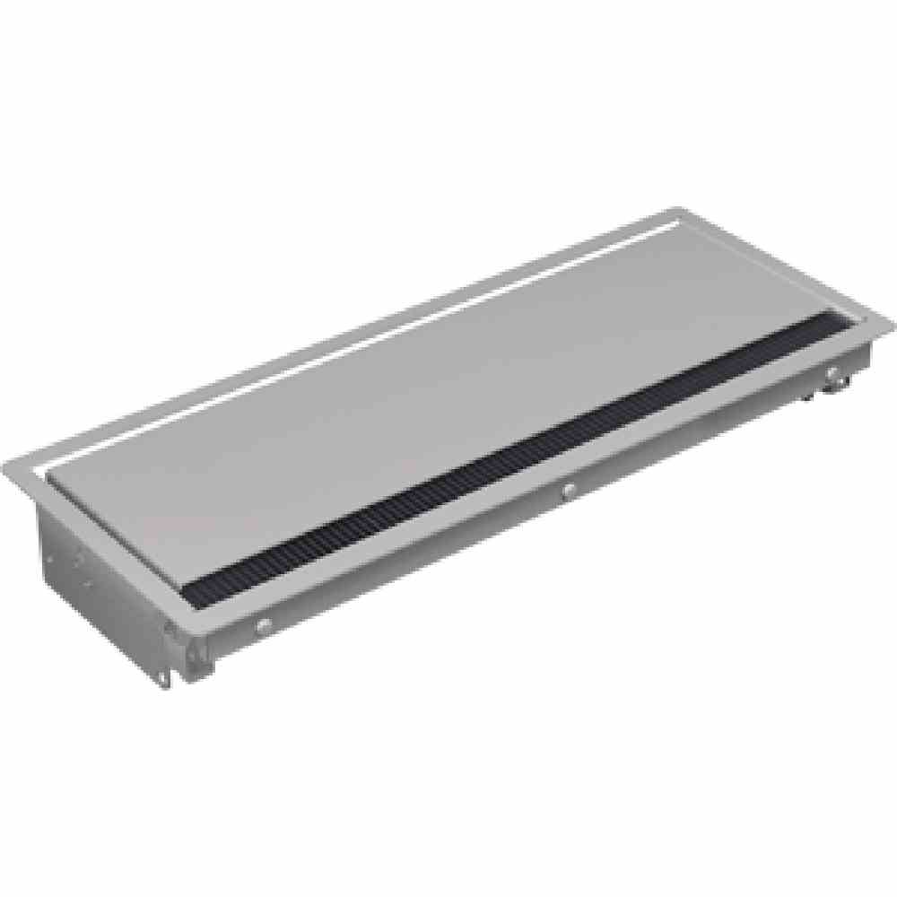 BACHMANN CONI Einbaurahmen lang silbergrau Maße ca. 386,5 x 151 mm – 338.0205