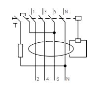 IDEAL TS by Kanlux FI Schalter 40A / 4polig /0,03 - FI - Fehlersromschutzschalter TYP A