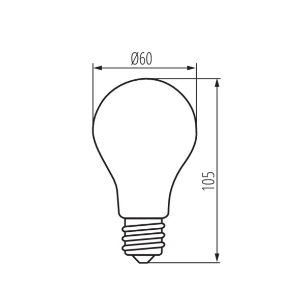 Kanlux XLED A60 10W-NW *LAMPA LED