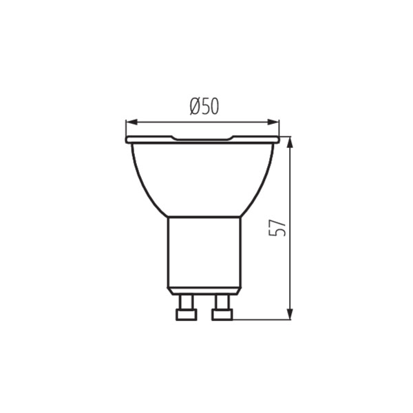 Kanlux IQ-LED GU10 6,5WS3-WW