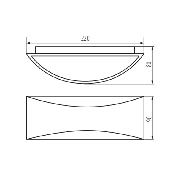 Kanlux BISO LED EL 8W-GR