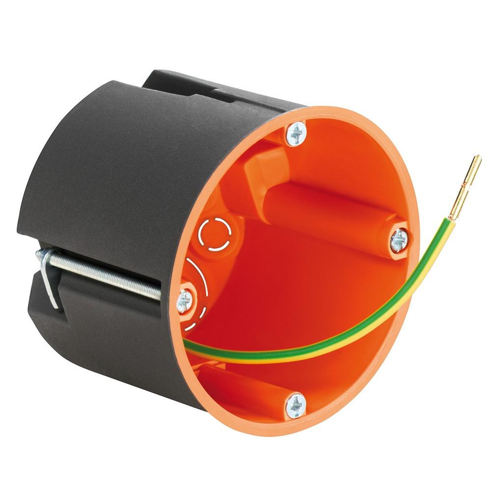 KAISER Abgeschirmte Geräte-Verbindungsdose Fräsloch Ø 68 mm, Tiefe 63 mm – 9064-88 KAISER Abgeschirmte Geräte-Verbindungsdose Fräsloch Ø 68 mm, Tiefe 63 mm – 9064-88