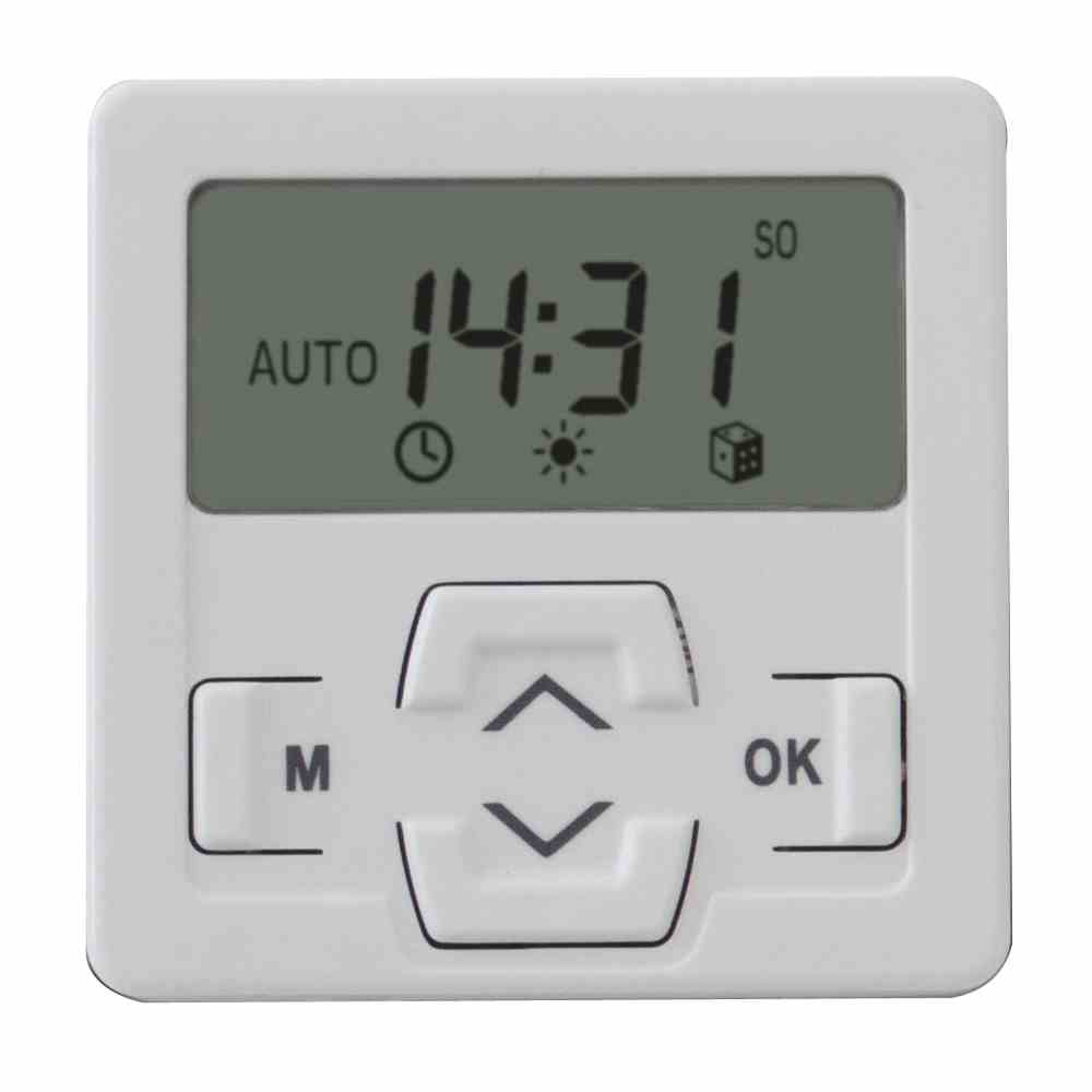 RADEMACHER SpeedTimer Zeitschaltuhr 230V, 50x50mm, ultraweiß / glänzend