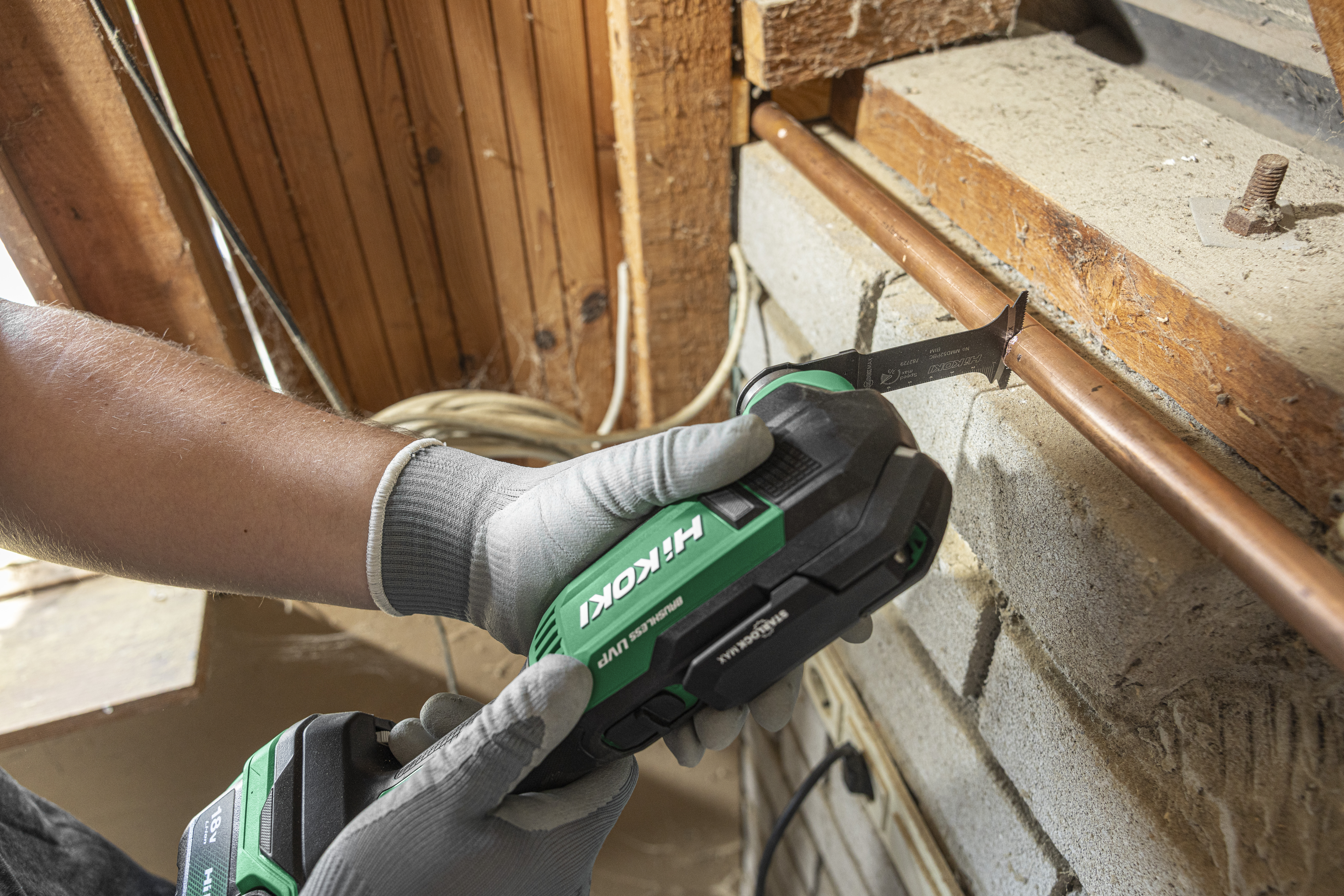 HIKOKI CV18DMA Akku-Multitool mit Starlock Max - Werkzeugaufnahme 18V 1,3 KG 6000 - 2000 /Min