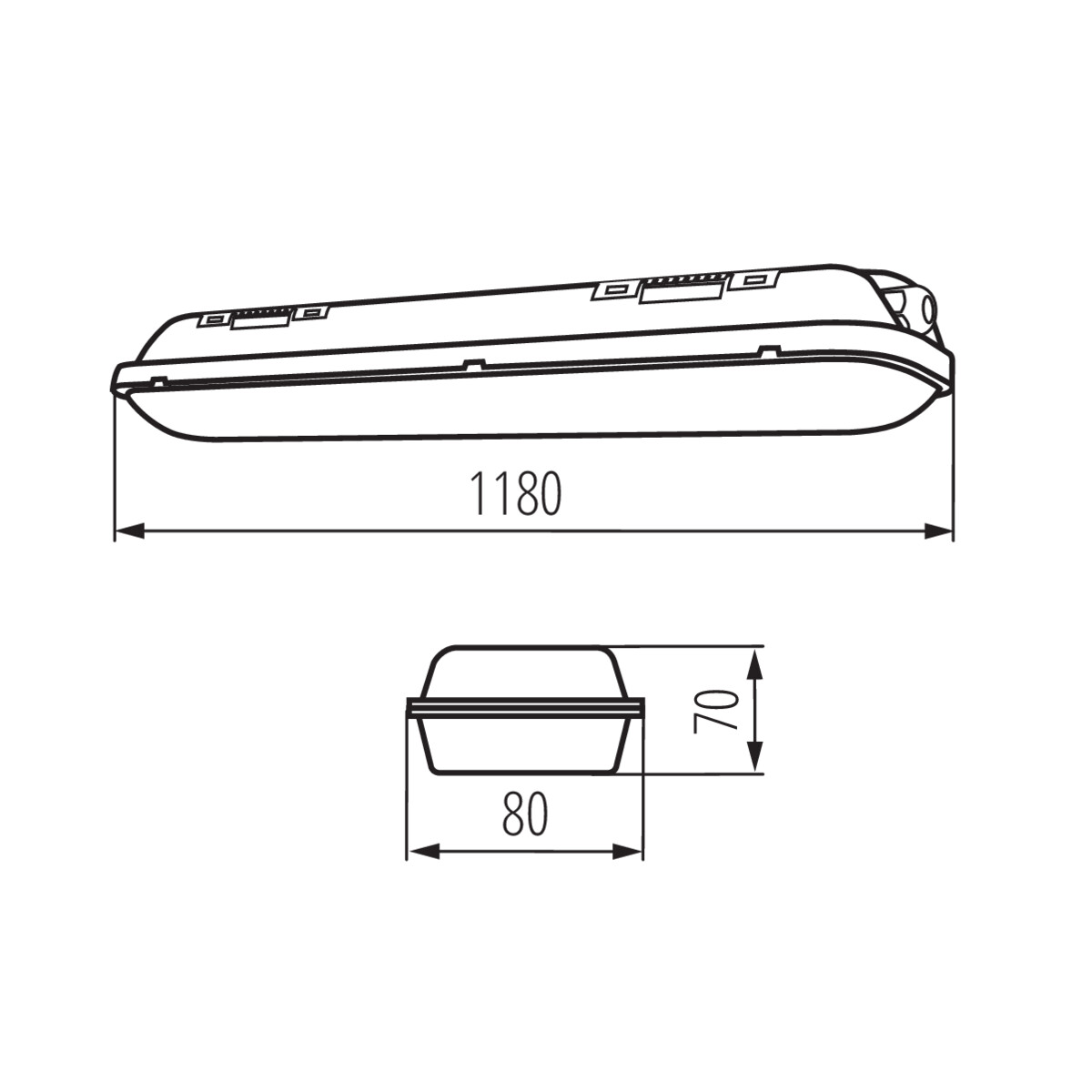 Kanlux MAH-LED N 40W-NW/PC