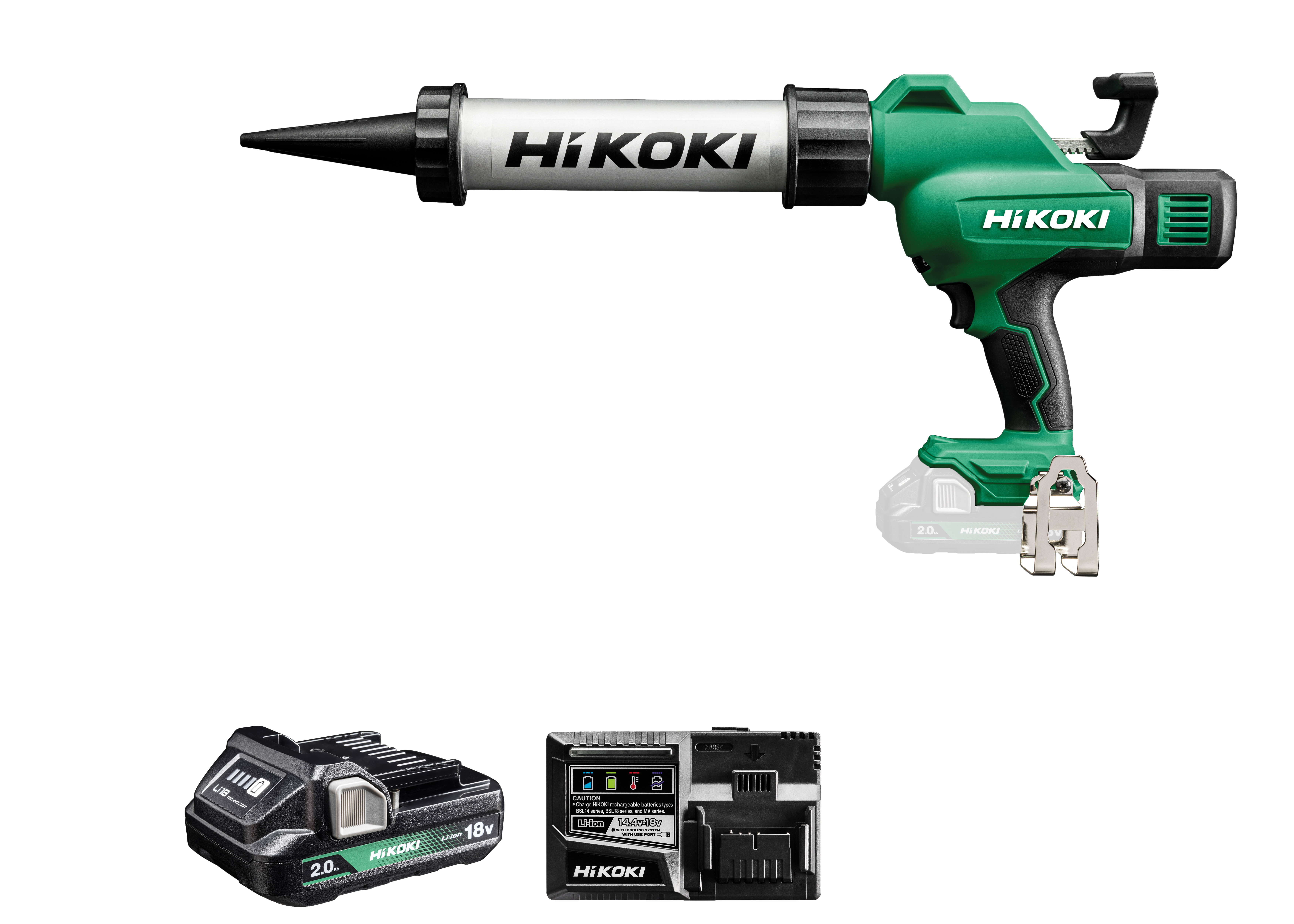 HiKOKI AC18DA(2.0) (Karton) Akku Kartuschenpist