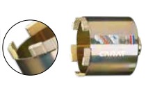 Bohrkrone Dustec Super 82x60 M16. Dosensenker Diamant-Bohrkrone Für Staubabsaugung geeignet