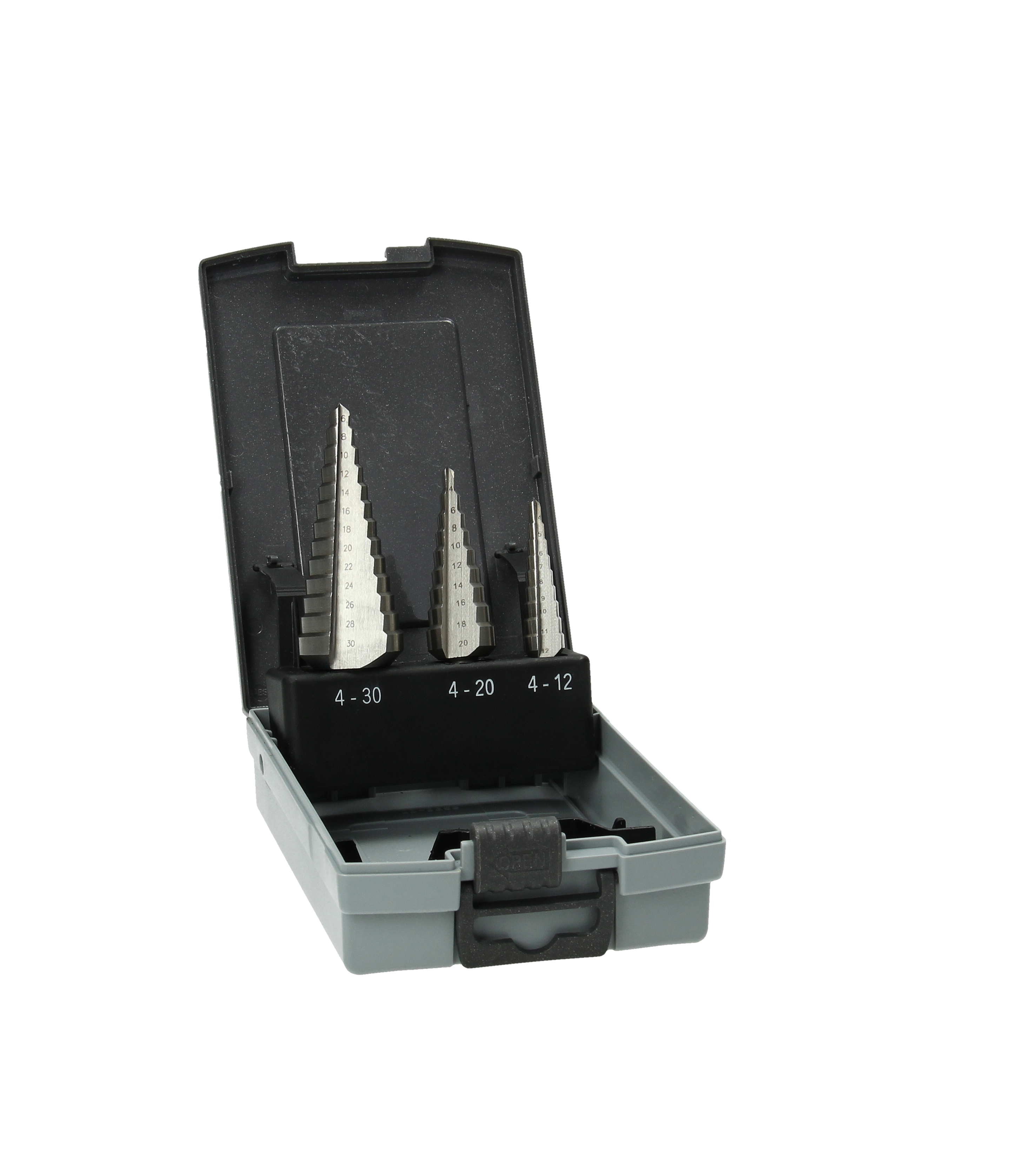 HiKOKI Stufenbohrer Set HSS D. 4-12 / 4-20 / 6-