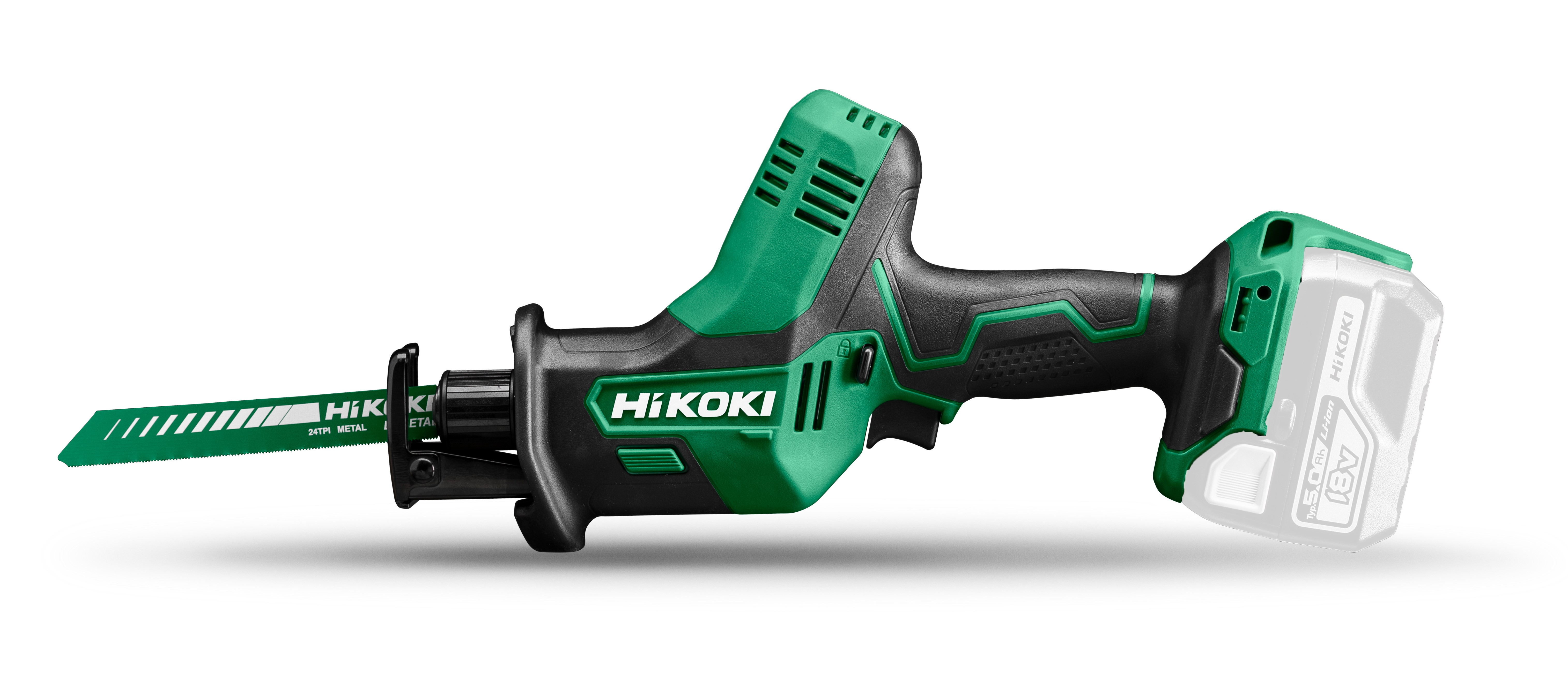 HiKOKI CR18DA(Basic) (Karton) Akku Tigersäge 50mm in Holz 1,8 Kg