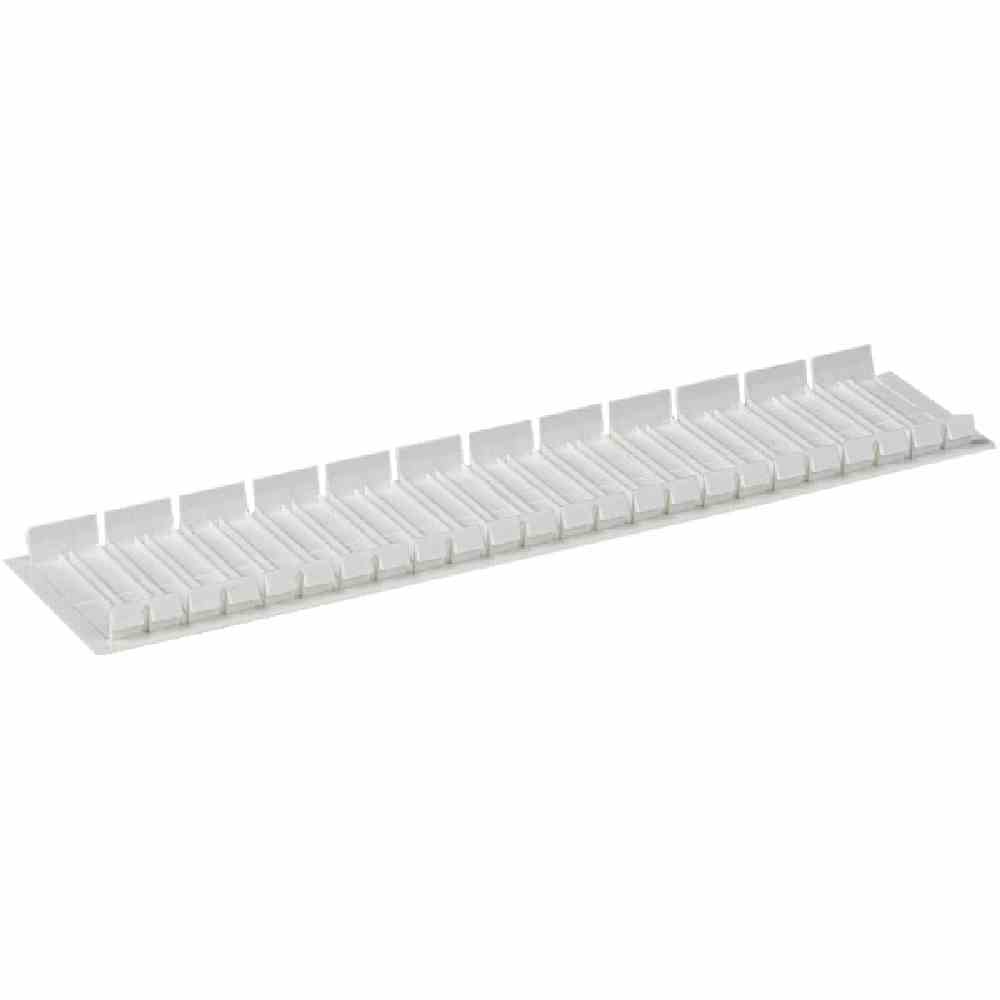 STRIEBEL &amp; JOHN Abdeckstreifen, verriegelbar, Kunststoff, 216x52mm, grau, RAL7035, für 12 Platzeinheiten – ZA235