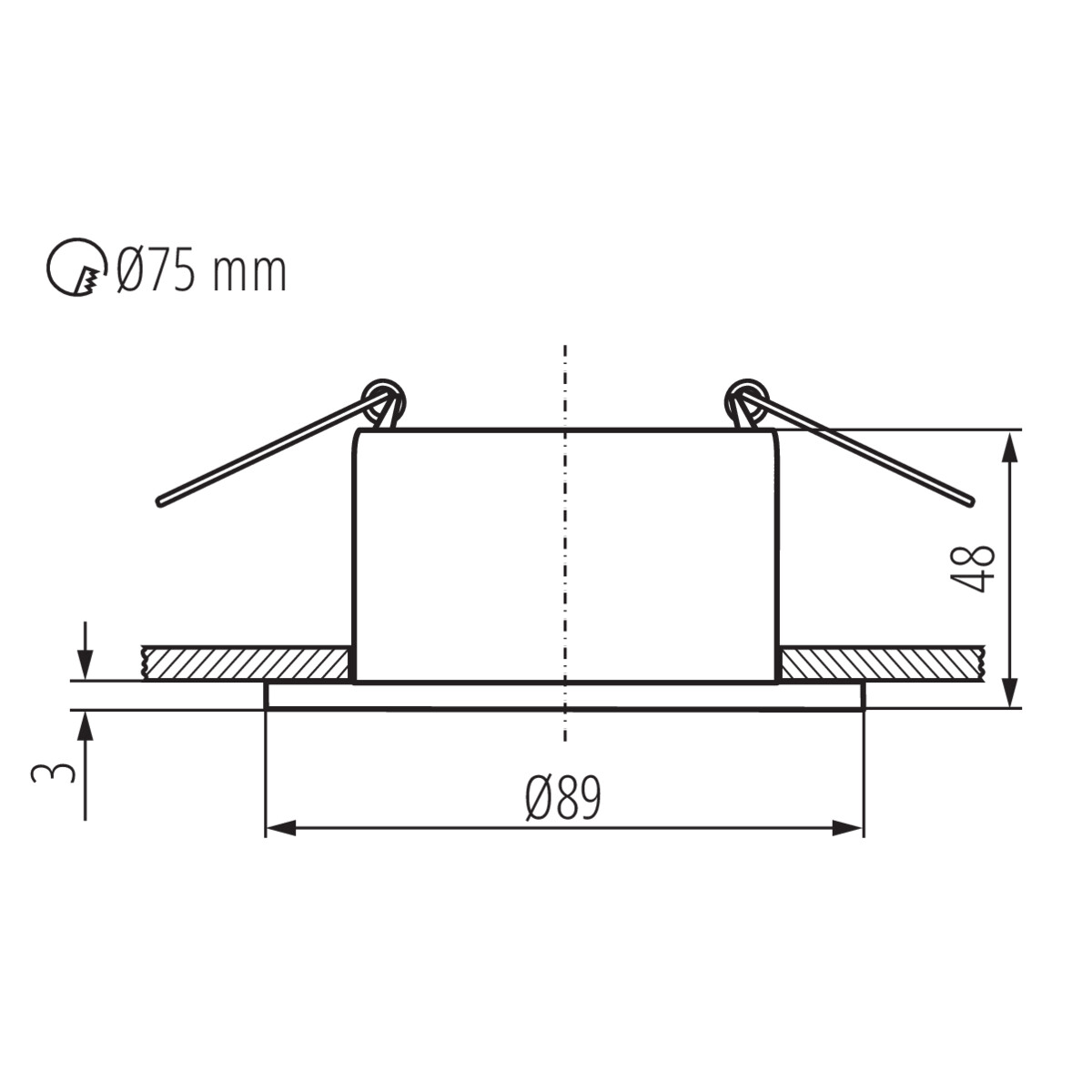 Kanlux GLOZO DSO G/W (36220)