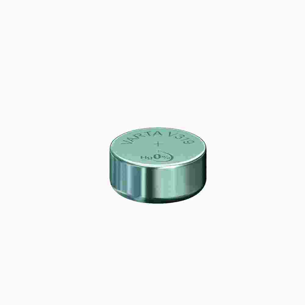 VARTA V319 Knopfzelle, 1,55V, SR64, Silberoxid, 16mAh, Ø5,8x2,7mm, SR527SW/RW335, WATCH UHRENBATTERIE, VE = 1er Blister
