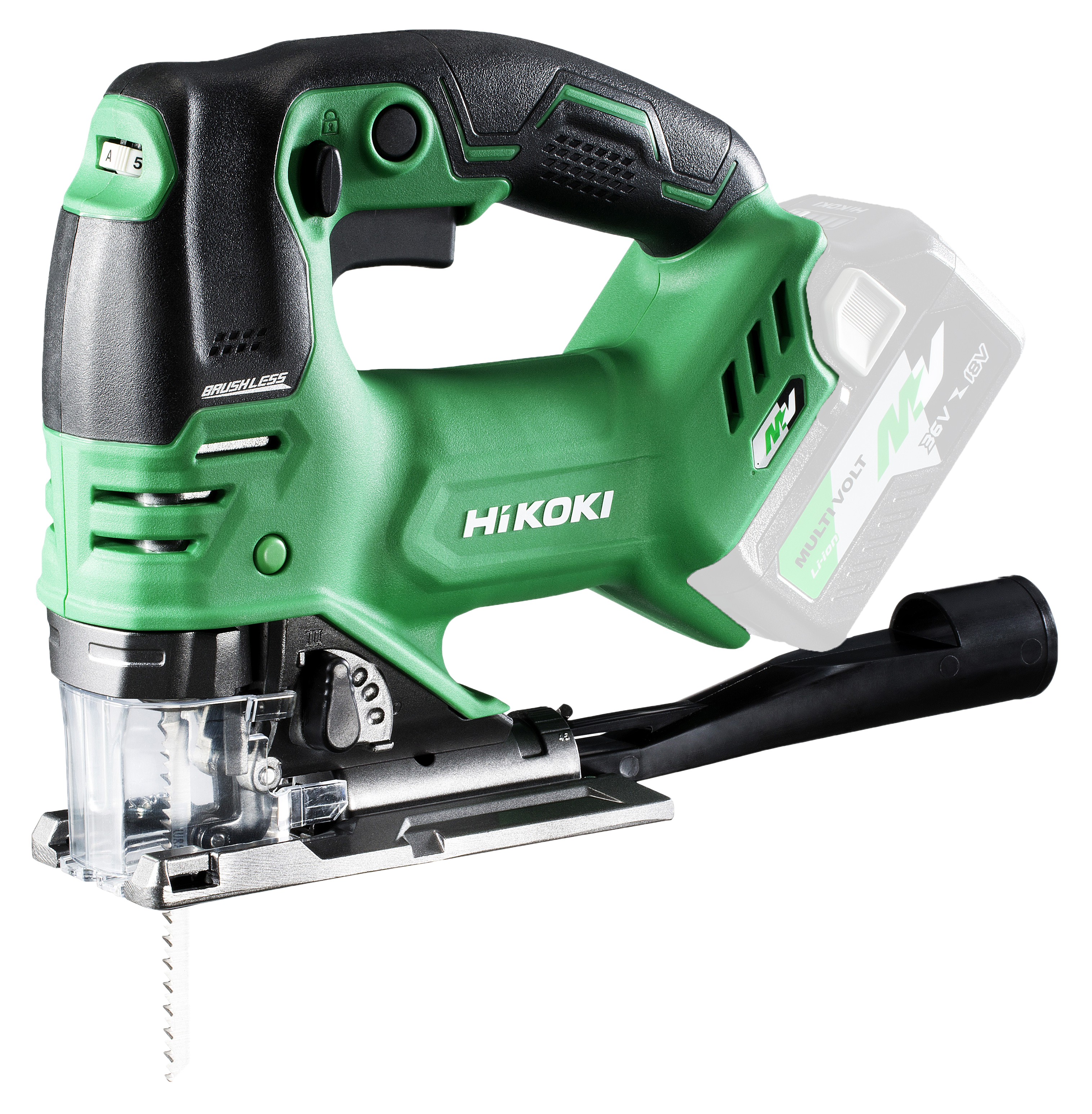 HiKOKI CJ36DA(Basic) (HSC III) Akku Stichsäge (brushless) 160 mm in Holz 2,1 Kg