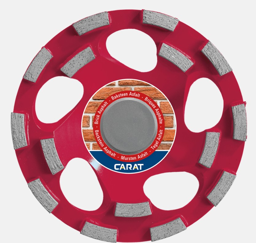 Carat Diamantschleiftopf DUSTEC M-Brick 125x22,23mm