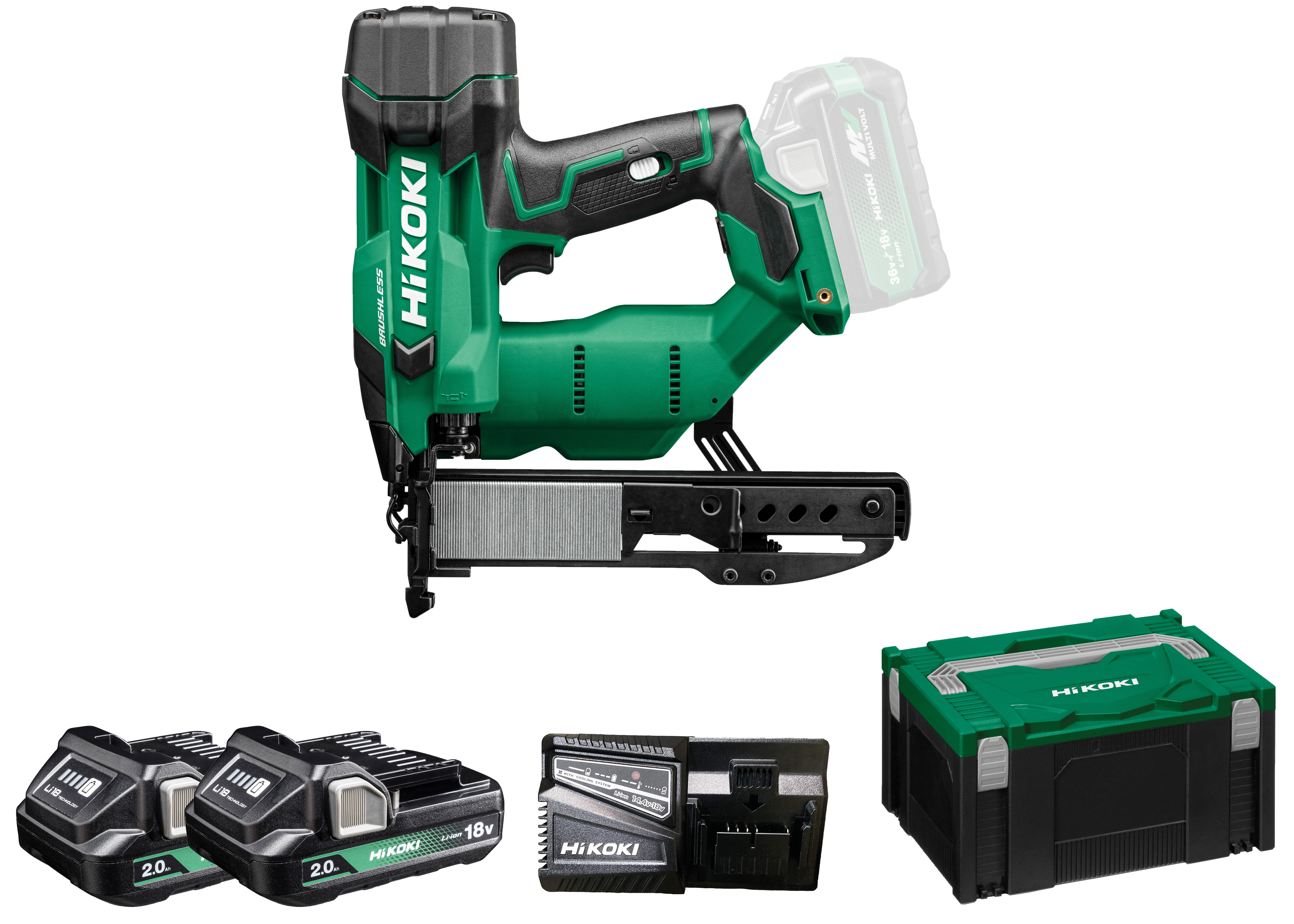 HiKOKI N1804DA (2.0) (HSCIII) Akku Tacker 18 Gauge 2,4 Kg brushless