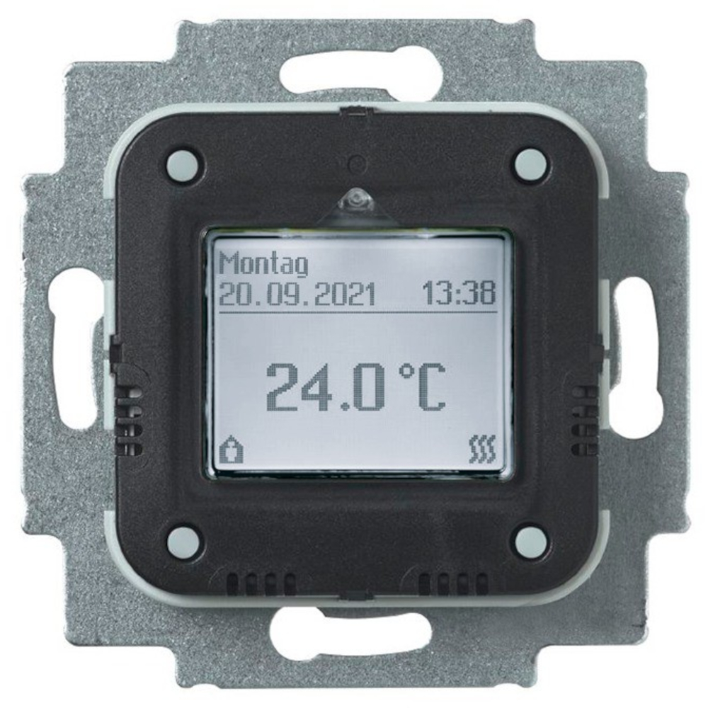 BUSCH-JAEGER Temperaturregler-Modul, 1S, Unterputz, IP20, 230V, Ein-/Ausschalter, 0-35°C, 16A – 1098 U-102
