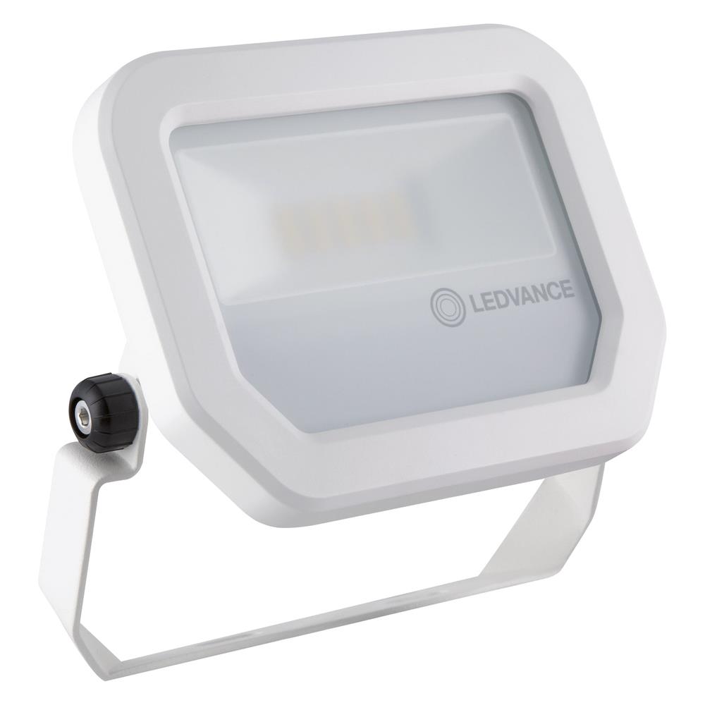 LEDVANCE Floodlight LED-Anbaustrahler, 20W, Konverter, 1LED, 4000K, 2400lm, Aluminium, IP65, extrem breitstrahlend >80° –