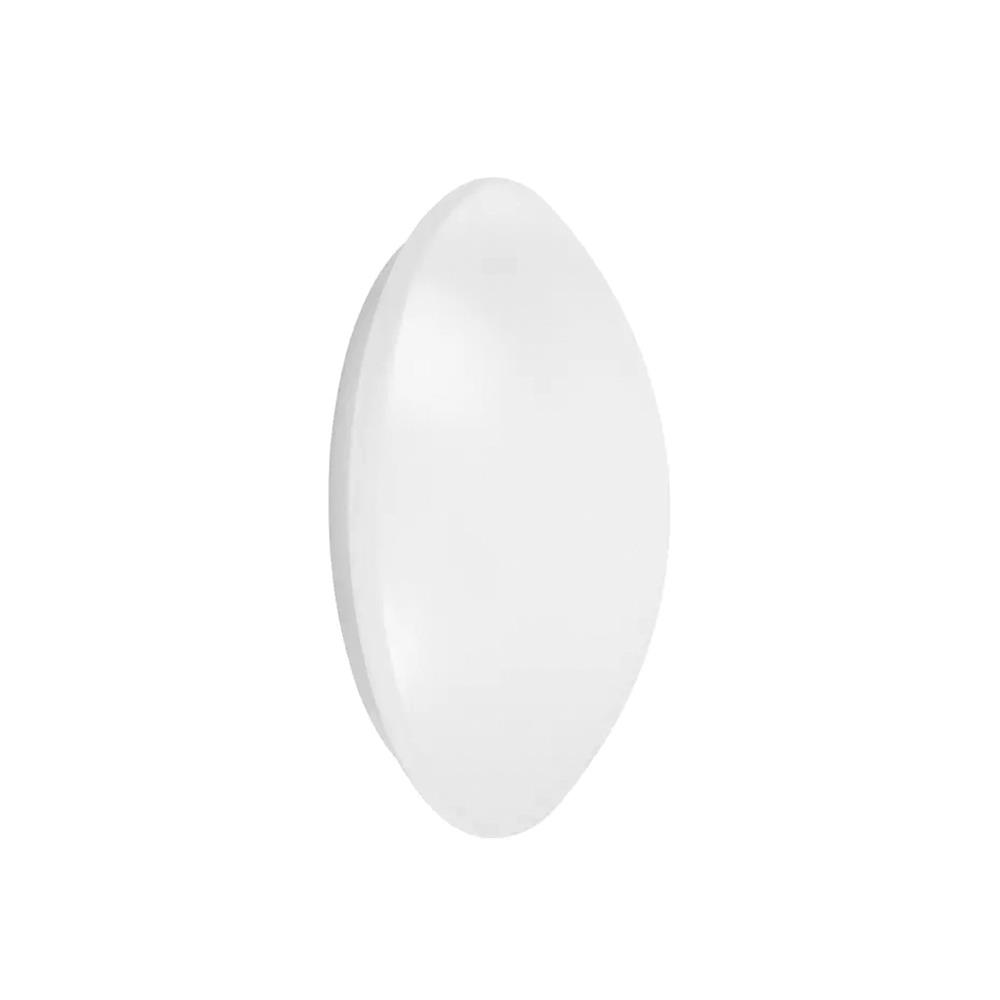 LEDVANCE LED-Anbauleuchte, 13W, 3000K, 920lm, weiß, matt, Konverter, IP44, Ø250mm, Kunststoff opal –