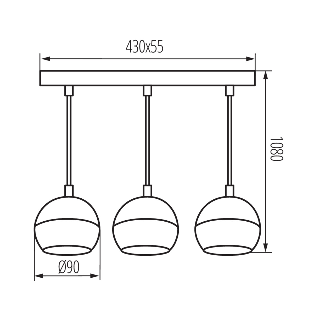 Kanlux GALOBA C 3xGU10 W