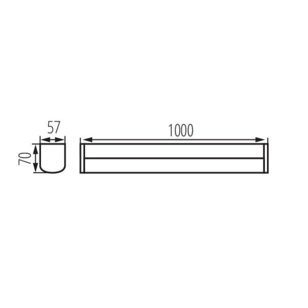 Kanlux AKVO IP44 23W-NW-B S