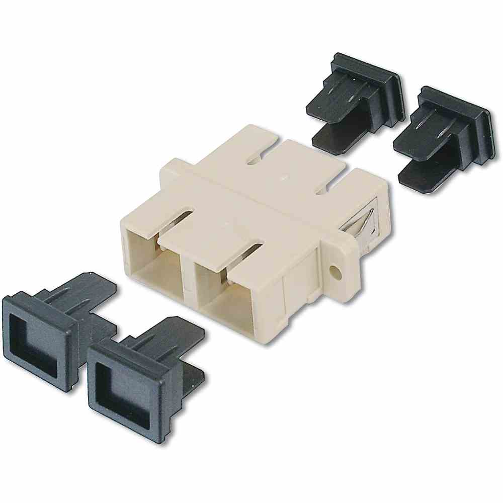 DIGITUS LWL-Kupplung SC-D/SC-D MM Zirkonia Keramik Hülse, grau – DN-96004-1