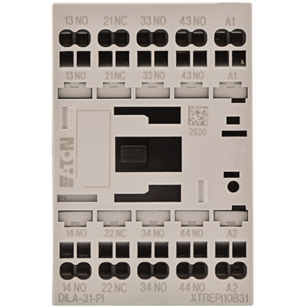 EATON Hilfsschütz, AC, 3S/Hilf, 1Ö/Hilf, 230V/50Hz, 240V/60Hz, 4A – DILA-31(230V50HZ,240V60HZ)-PI