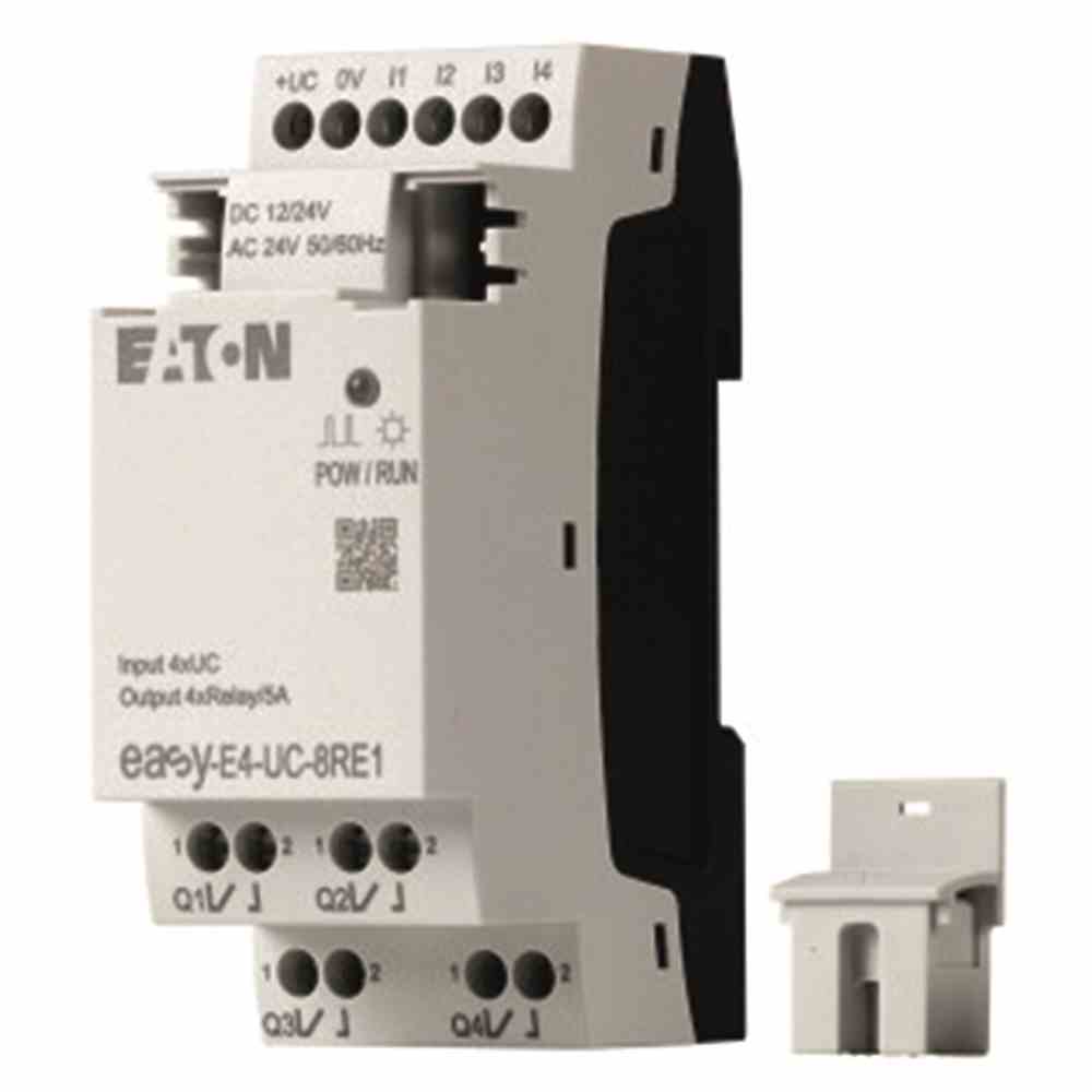 EATON SPS-Digitales E/A-Modul, 4Eing, AC/DC, Schraubanschluss – EASY-E4-UC-8RE1