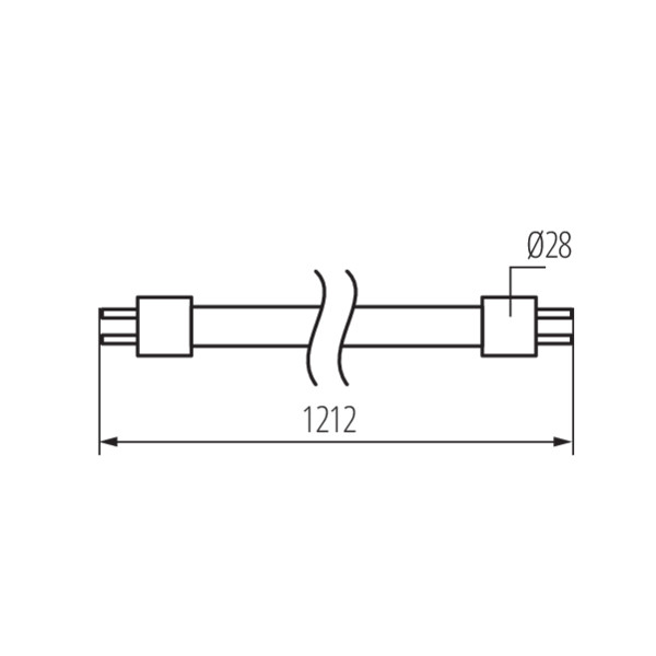 Kanlux T8 LED GLASSv4 18W-CW