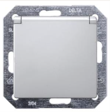 Siemens DELTAi-system Steckdose, 1f, aluminium 5UB1937 Siemens DELTAi-system Steckdose, 1f, aluminium 5UB1937