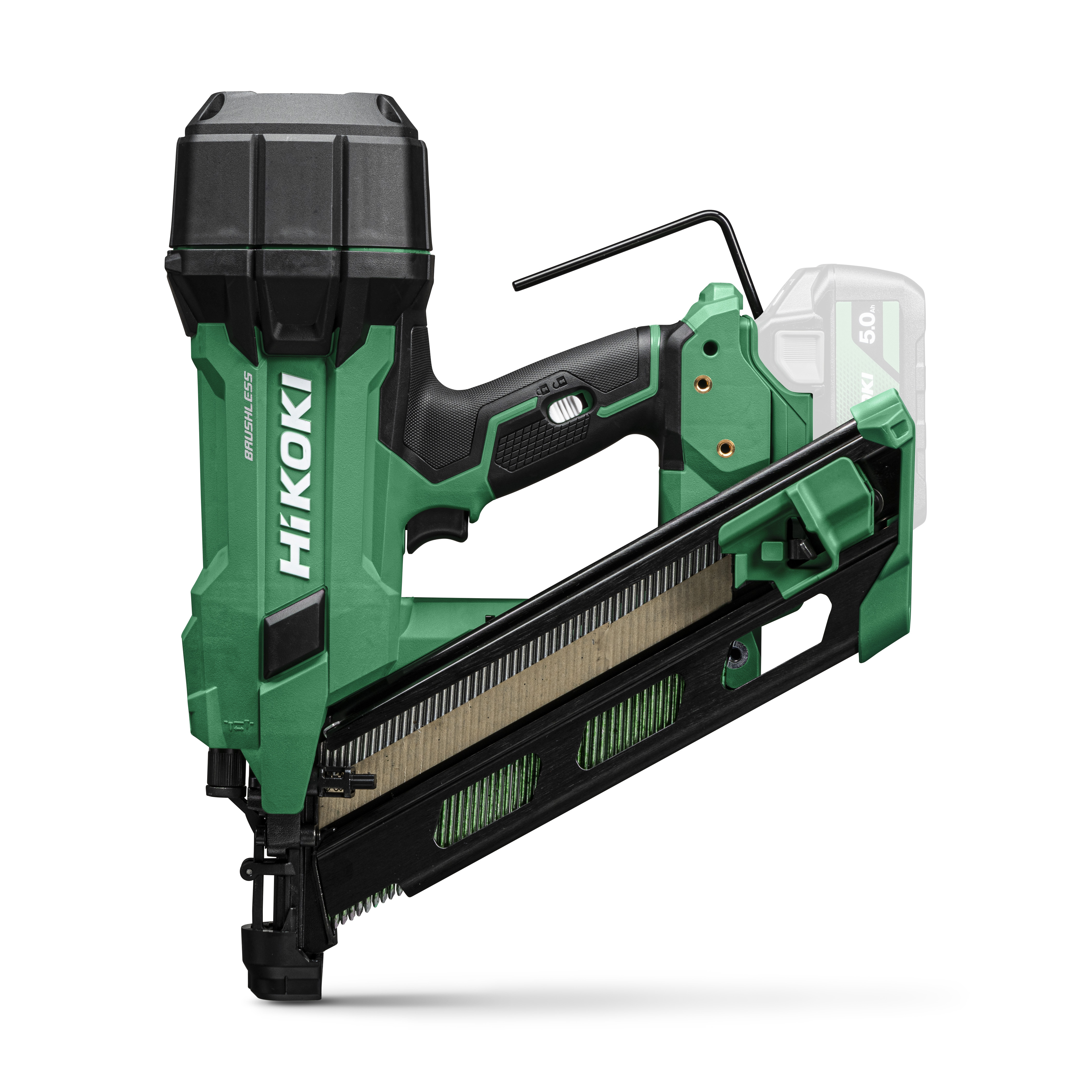 HiKOKI NR1890DCA (NNP) W3Z 18V Akku Streifennagler ( nur Einzelauslösung ) 30° - 34° D-Kopf