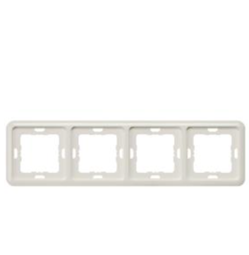 Siemens DELTAprofil Rahmen, 4f, titanweiß 5TG1814 Siemens DELTAprofil Rahmen, 4f, titanweiß 5TG1814