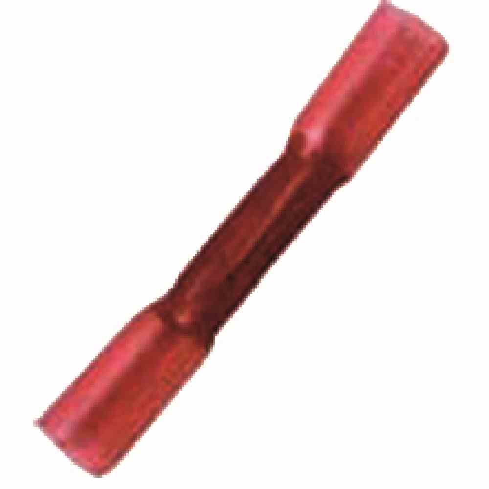 INTERCABLE Isol. Stoßverbinder mit Schrumpfisolation 0,5-1 mm² Rot isolation 0,5-1mm² rt – 180869 (50 C62)