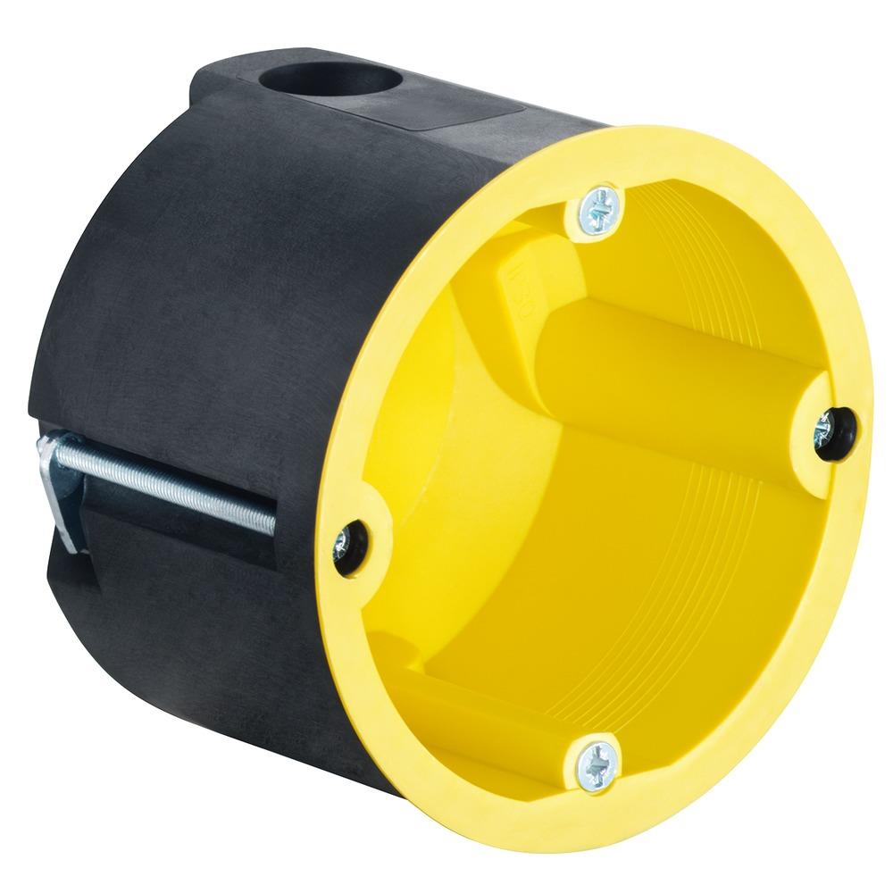 KAISER 9074-01 Strahlenschutz-Geräte-Verbindungsdose, bleifrei, halogenfrei, für Plattenstärke 7-40mm, Tiefe 58,5mm, Fräsloch Ø 74mm – 9074-01 KAISER 9074-01 Strahlenschutz-Geräte-Verbindungsdose, bleifrei, halogenfrei, für Plattenstärke 7-40mm, Tiefe 58,5mm, Fräsloch Ø 74mm – 9074-01