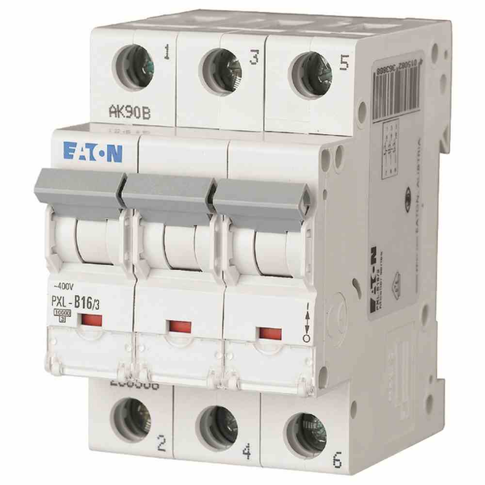 EATON PXL-B16/3 LS-Schalter, 16A, 3p, B-Char – PXL-B16/3