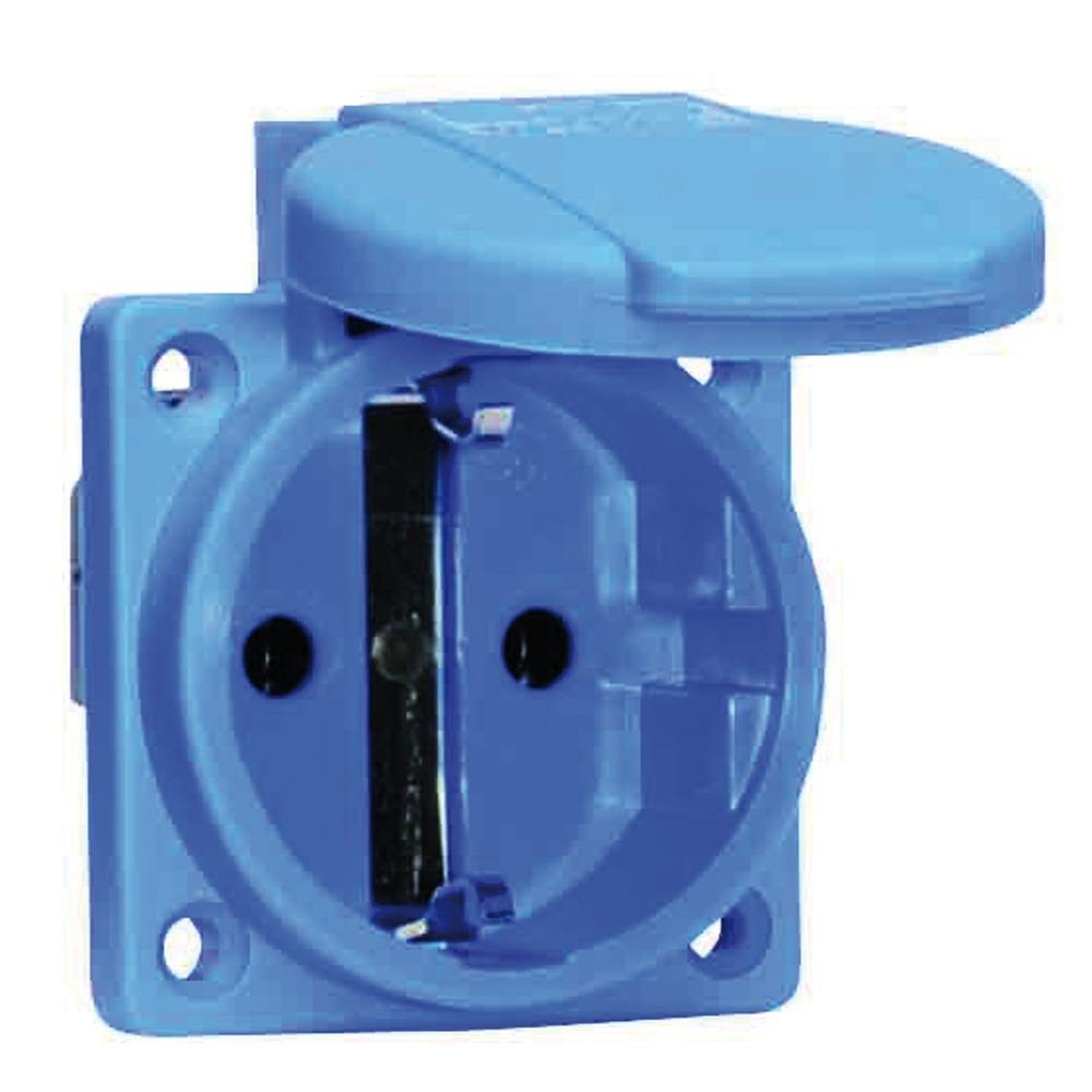 BALS Anbausteckdose, IP54, 50x50mm, gerade, blau, Kunststoff, Schraubklemme, halogenfrei, für erschwerte Bedingungen(nach VDE) – 71094 BALS Anbausteckdose, IP54, 50x50mm, gerade, blau, Kunststoff, Schraubklemme, halogenfrei, für erschwerte Bedingungen(nach VDE) – 71094