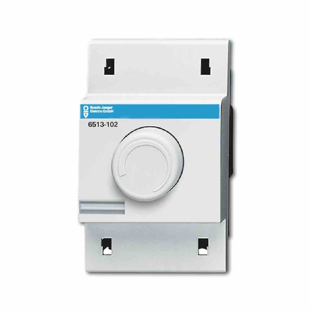 BUSCH-JAEGER Dimmer, Dreh-/Druckknopf, 40-420W, kapazitive Last, REG – 6513-102