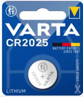 Varta CR2025 Knopfzelle 3V Varta CR2025 Knopfzelle 3V