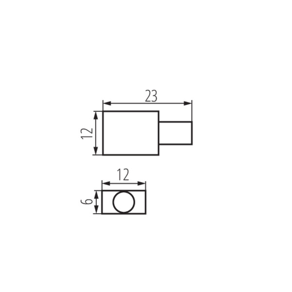 Kanlux NEON END CAP HOLE