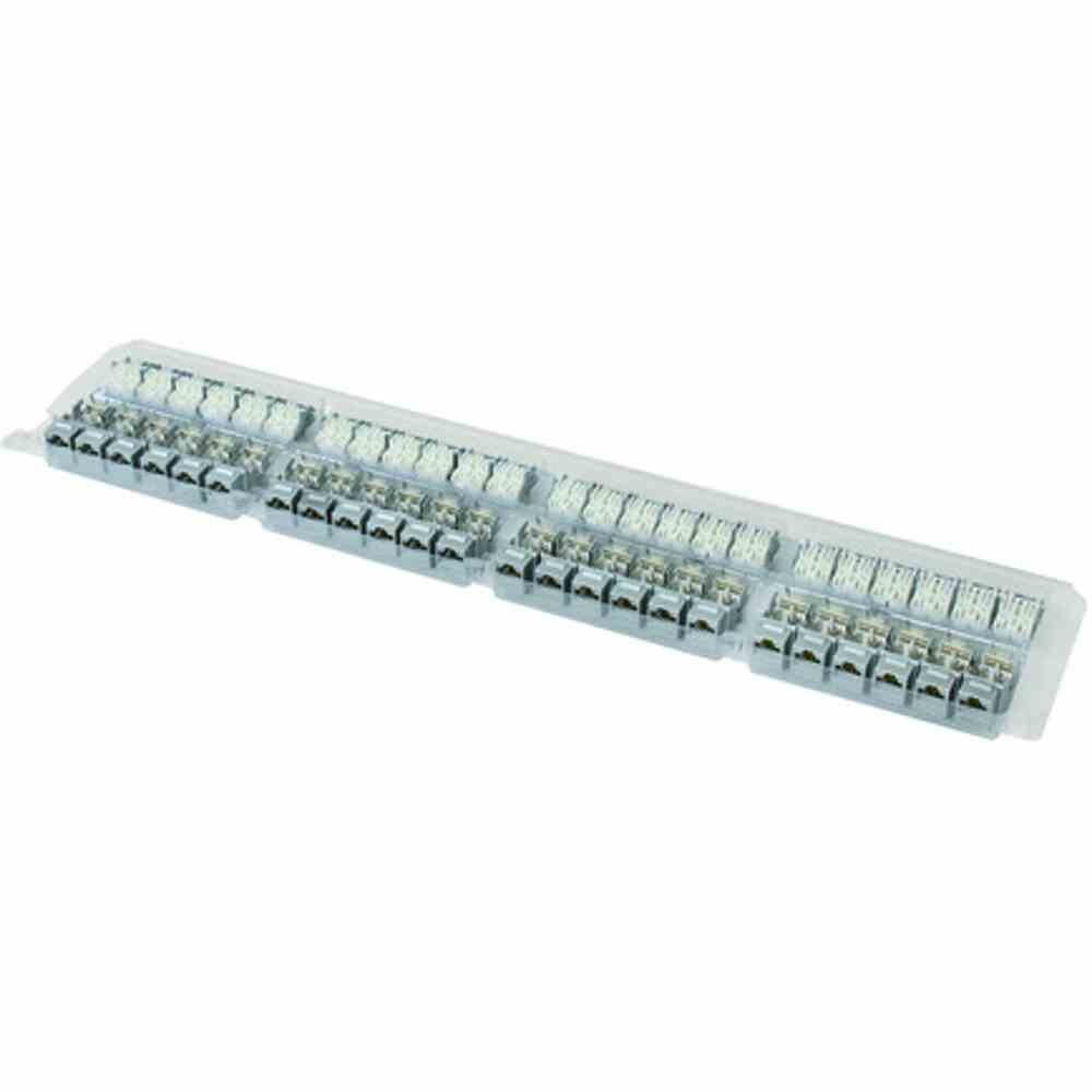 TELEGÄRTNER Modular-Buchse, Cat6A (IEC), RJ45 8 (8), 22-26AWG, geschirmt, geeignet für Litzenleiter, geeignet für Massivleiter, silber – J00029A2110 (24 C62)