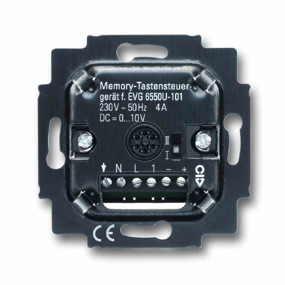 BUSCH-JAEGER Busch-Memory-Taststeuergerät, 700W, 3-Leiter-Anschlusstechnik (Neutralleiter erforderlich) – 6550 U-101