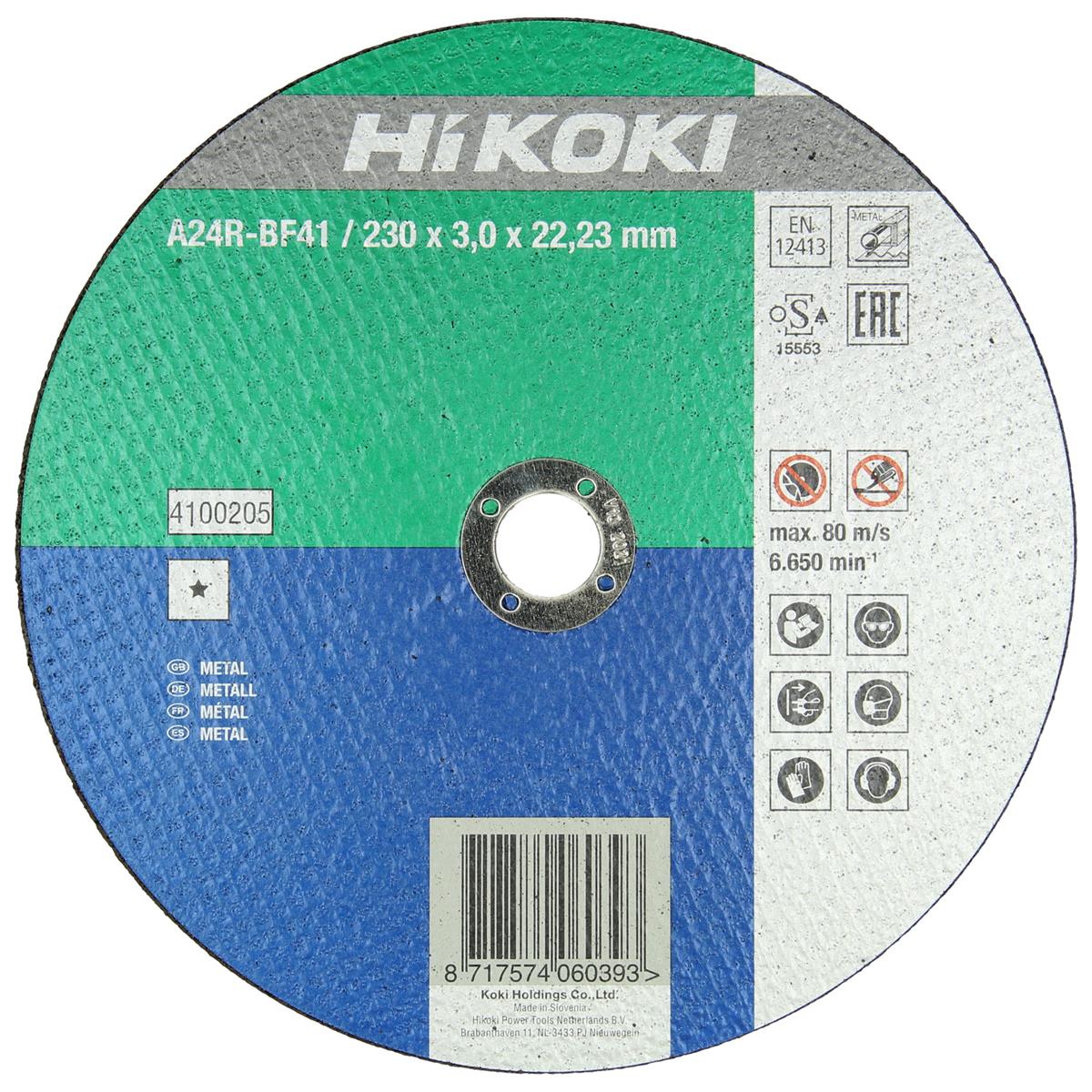 HiKOKI Trennsch.Metall-230x3,0x22,23-A24R/gera.