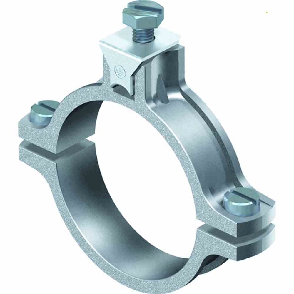 OBO BETTERMANN Erdungsschelle für Rundleiter 13mm (1/2"), Zn, G – 950 Z 1/2