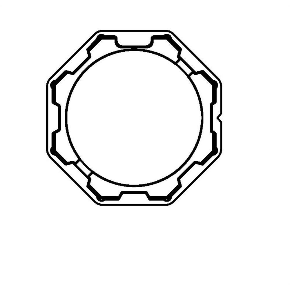 RADEMACHER Adapter/Mitnehmer für Intelligente Medium (45 mm Motordurchmesser) Motore für 70er-Achtkantwelle