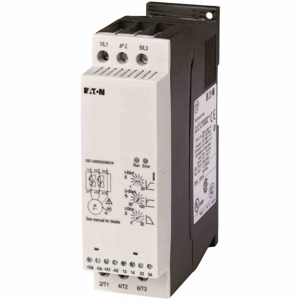 EATON Softstarter, 32 A, 200 - 480 V AC, Us= 110 - 230 V AC, Baugröße FS2 – DS7-342SX032N0-N
