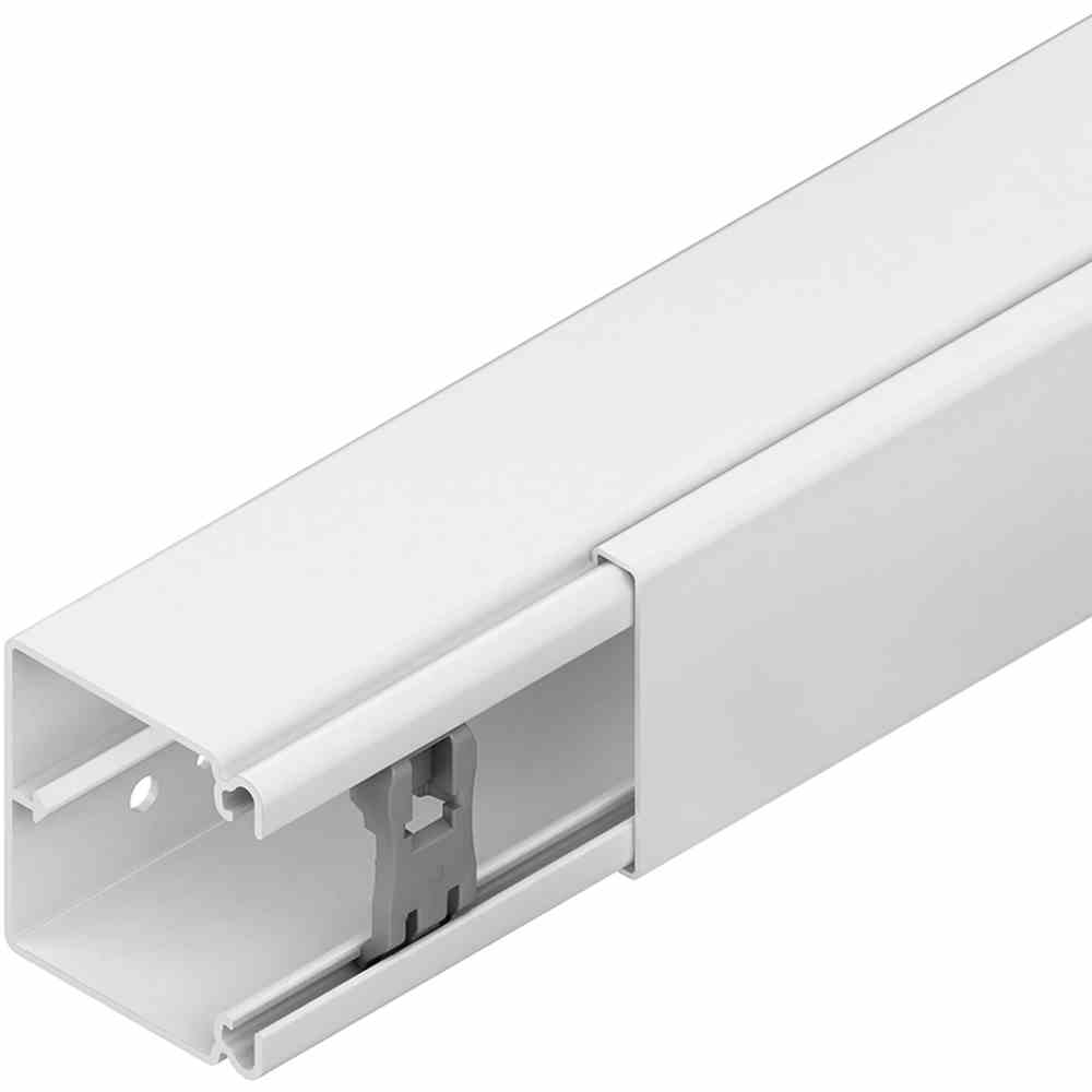 HKL HKL-Elektroinstallationskanal, mit Bodenlochung, 60x62x2000 mm, Kunststoff PVC-hart, RAL9010, reinweiß, inkl. Zubehör HKL HKL-Elektroinstallationskanal, mit Bodenlochung, 60x62x2000 mm, Kunststoff PVC-hart, RAL9010, reinweiß, inkl. Zubehör